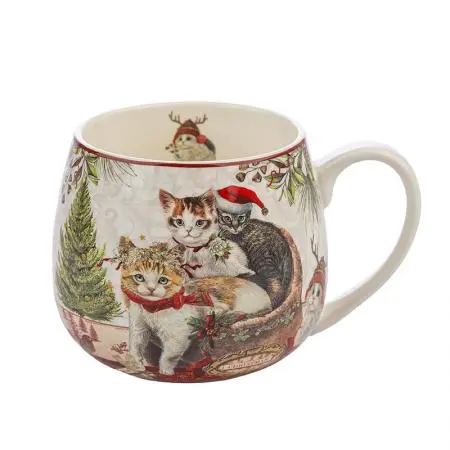 Коледна чаша - Коледни котета