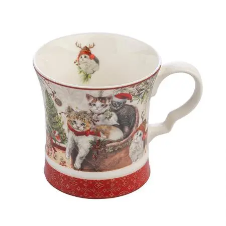 Коледна чаша - Коледни котета