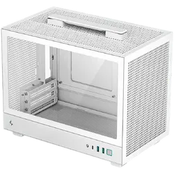 DeepCool CH160 PLUS WH, Mini Tower, Mini-ITX/Micro-ATX, 2xUSB3.0, 1xType-C Gen 2, 1xAudio/Mic, Mesh Panel, White, R-CH160-WHNGM0-G, 2Y