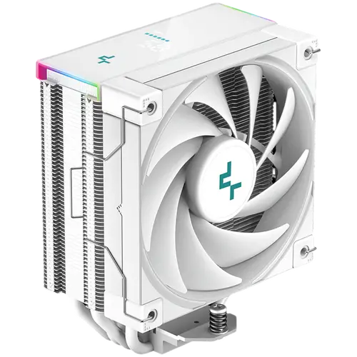 DeepCool AK400 DIGITAL SE WH, CPU Air Cooler, 1x120mm FK120 PWM Fan, Digital Display, ARGB, 4 Heatpipes, White, LGA1851/1700/1200/115x, AMD AM5/AM4, 126x97x157 mm(LxWxH), R-AK400-WHADMN-GJD, 3Y