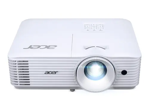 Мултимедиен проектор, Acer Projector P1258i, DLP, XGA (1024x768), 4800 ANSI Lumens, 20000:1, 1.3x, 2x HDMI (1.4a), VGA, RCA, Wireless dongle included, Audio in/out (3.5mm), VGA out, DC Out (5V/1A, USB-A), Speaker 10W, Bluelight Shield, 2.8kg, Bag, 3Y, White