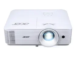 Мултимедиен проектор, Acer Projector P1258i, DLP, XGA (1024x768), 4800 ANSI Lumens, 20000:1, 1.3x, 2x HDMI (1.4a), VGA, RCA, Wireless dongle included, Audio in/out (3.5mm), VGA out, DC Out (5V/1A, USB-A), Speaker 10W, Bluelight Shield, 2.8kg, Bag, 3Y, White
