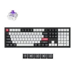 Безжична механичка клавиатура Keychron Q6 HE QMK Gateron Double-Rail Magnetic Switch - Carbon Black