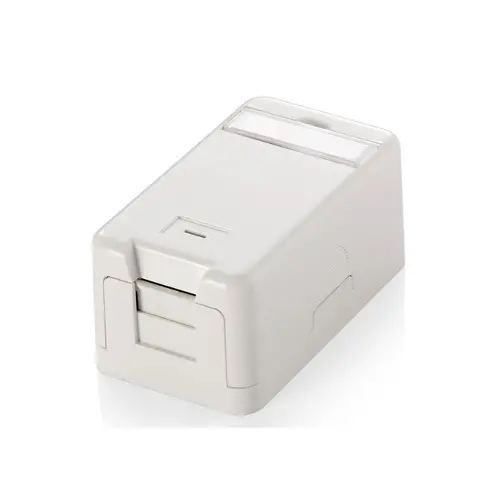 Розетка EQIP единична, празна, бяла