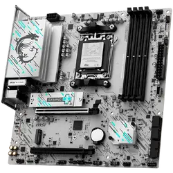 MSI B840M GAMING PLUS WIFI6E, mATX, Socket AM5, 4x DDR5 Dual Channel DDR5 up to 8000(OC)MHz, 2x PCIe x16 slot, 2x M.2 slot, 4x USB 2.0, 2x USB 5Gbps, 1x USB 10Gbps, 1x USB 10Gbps Type-C, HDMI, 7.1 HD Audio, 2.5G LAN, WiFi, BT, 3Y