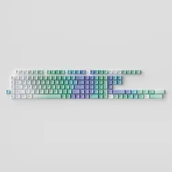 Капачки за механична клавиатура Keychron Cherry Profile Dye-Sub PBT Full Keycap Set - Cloud and Snow