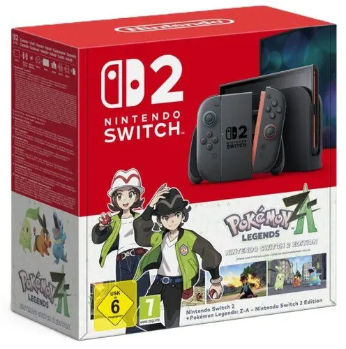 Конзола Nintendo Switch 2 + Pokemon Legends Z-A Bundle 256GB Конзола Nintendo Switch 2 + Pokemon Legends Z-A Bundle 256GB