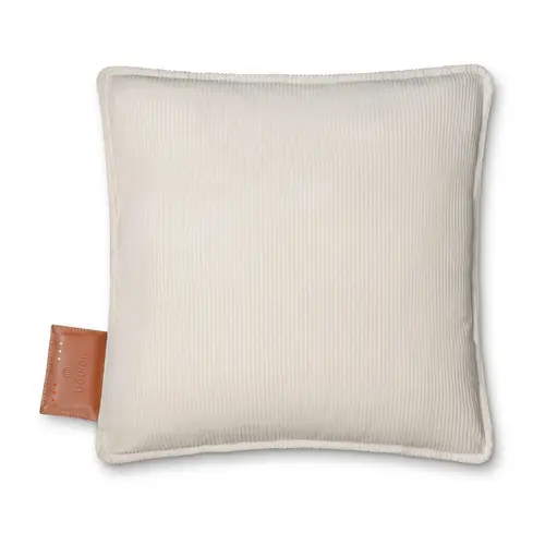 Термоподложка, Beurer HK 77 Heaty cashmere-creme; lithium-ion battery; Soft velvet cushion cover machine-washable at 30°C; 3 temperature settings; Fast heating; BSS; 45(L)x45(W) cm