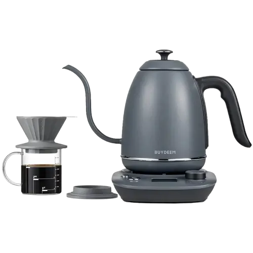 BUYDEEM Electric Gooseneck Coffee Kettle, model K821, color Ink Grey EU