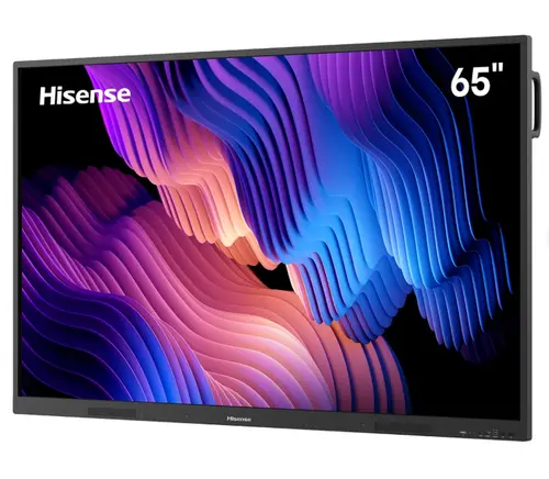 Интерактивен дисплей, Hisense IDB 65" Advanced Interactive Display; 4K, 400 nit, 5000:1, 6.5ms, 60Hz, w/o camera, Tempered glass, anti-glare, Android 14, Google Integration, OPS slot, 40 touch points, Dolby Atmos, wall mount bracket, VESA 600x400