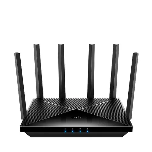 Безжичен рутер Cudy BE6500 2.5Ghz  Gigabit Dual Band Wi-Fi 7, 1x1Gbps WAN порт,4x10/100/1000, 6x5dBi антени, черен