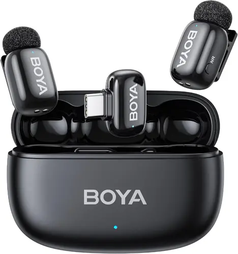 Безжична микрофонна система BOYA Mini 2-02 с USB-C