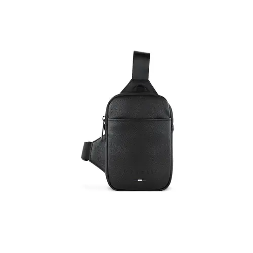 Деагонална чанта Bugatti Rico Mini, черна