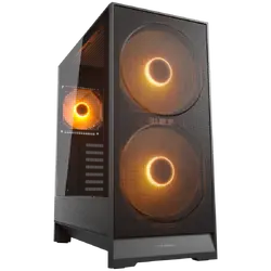 COUGAR AIRFACE 180 PC Case, Mid Tower, Black