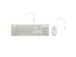 HP 225 Wired Mouse and Keyboard Combo G2 Cashmere White ENG