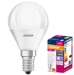 LED ЛАМПА VALUE CLP40 470lm/840/ E14 LEDVANCE