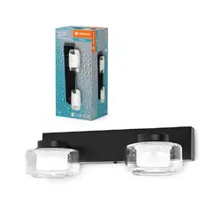 LED ЛАМПА ORBIS FLAME 2X5.5W CLICK CCT IP44 BLACK LEDVANCE