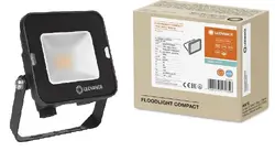 LED ПРОЖЕКТОР FL COMP VALUE 10W 865 SYM 100 BK LEDVANCE - ЧЕРЕН