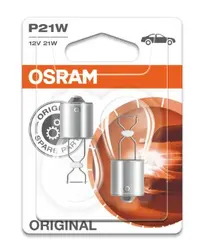 АВТОМОБИЛНА ЛАМПА 7506 P21W 12V BA15s DUOBLISTER OSRAM