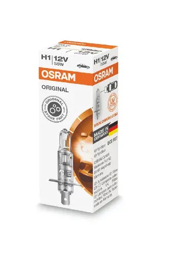 АВТОМОБИЛНА ЛАМПА 64150 H1 55W 12V P14,5s BOX OSRAM
