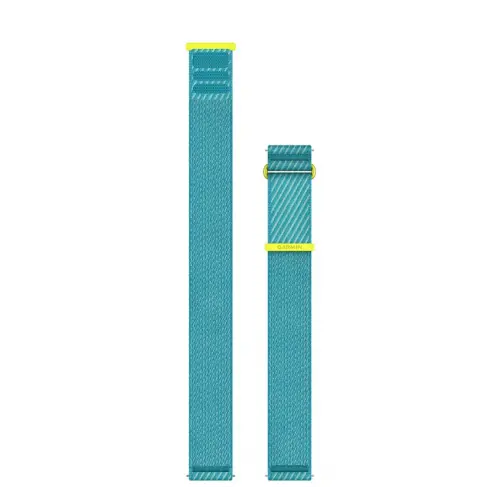 Garmin Бързоосвобождаваща се каишка - Amp Yellow/Turquoise ComfortFit (22 мм) 010-14400-07