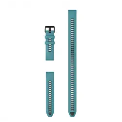 Garmin QuickFit® 20 силиконова каишки - Turquoise (комплект за гмуркане от 3 части) 010-14412-00