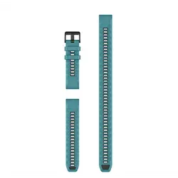 Garmin QuickFit® 22 силиконова каишки - Turquoise (комплект за гмуркане от 3 части) 010-14412-01