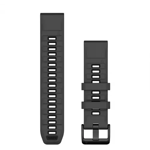 Garmin QuickFit® 26 Graphite/black силиконова каишка 010-13393-10 Garmin QuickFit® 26 Graphite/black силиконова каишка 010-13393-10