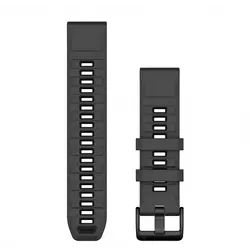 Garmin QuickFit® 26 Graphite/black силиконова каишка 010-13393-10