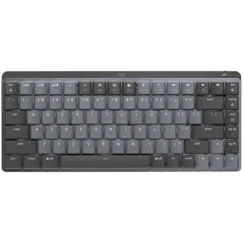 Клавиатура, Logitech MX Mechanical Mini Minimalist Wireless Illuminated Keyboard  - GRAPHITE - US INT'L - EMEA