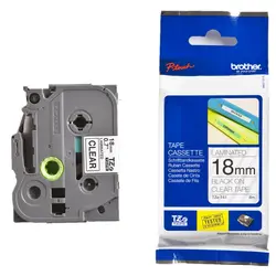 Консуматив, Brother TZe-141 Tape Black on Clear, Laminated, 18mm, 8m - Eco