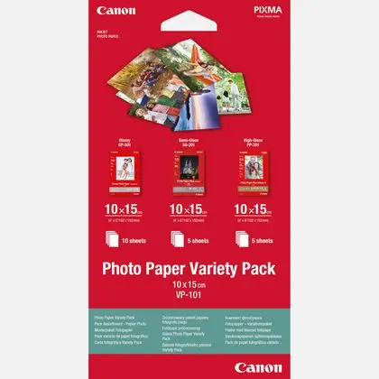 Хартия, Canon Photo Paper Variety Pack 10x15cm VP-101