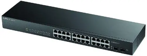Комутатор, ZyXEL GS1900-24 v2, 24-port GbE L2 Smart Switch, rackmount, fanless