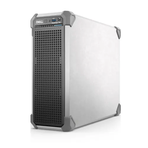 Сървър, Dell PowerEdge T160, Xeon 6325P, 3x 3.5" Chassis and 2x2.5" Cabled, Intel Xeon 6 Performance 6325P 3.5G, 4C/8T, 32GB UDIMM 5600MT/s ECC, 2x 480GB SSD 6Gbps RI 2.5in in 3.5in HYB carrier, Single 300W Cabled PSU, PERC H355, iDRAC9 Ent. 16G, 3Y Basic NBD Сървър, Dell PowerEdge T160, Xeon 6325P, 3x 3.5" Chassis and 2x2.5" Cabled, Intel Xeon 6 Performance 6325P 3.5G, 4C/8T, 32GB UDIMM 5600MT/s ECC, 2x 480GB SSD 6Gbps RI 2.5in in 3.5in HYB carrier, Single 300W Cabled PSU, PERC H355, iDRAC9 Ent. 16G, 3Y Basic NBD