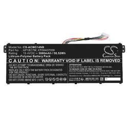Батерия  за лаптоп  ACER ConceptD 3 CN316-73G-729B, Swift 3 SF313-52-507Z, TravelMate Spin P4, AP18C7M  LiPo 15.4V 3800 mAh CAMERON SINO