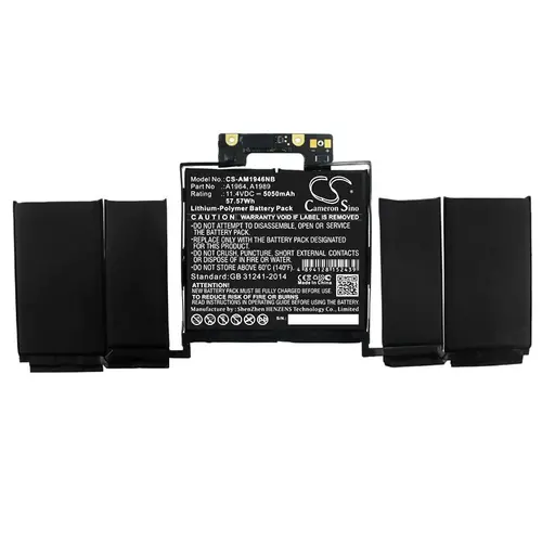 Батерия за лаптоп  Apple MacBook Pro 2.3 GHZ Core I5(I5-8259U) A1989(EMC 3214) A1964, A1989  LiPo 11.4V 5050mAh CAMERON SINO