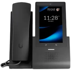 Ubiquiti UniFi UTP-G3-Touch-Pro desktop smartphone for UniFi Talk, featuring a 5inch touch display and seamless integration with UniFi applications
