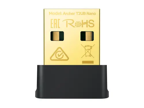 АДАПТЕР TP-LINK ARCHER T2UB NANO - Black - PN TPLACT2UBN