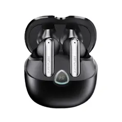 Слушалки, HiFuture SonicAir Black, 4MICS ENC, 35 Hours Playtime,  Wireless 5.3, 10MM Driver, Soft Bass, Comfort Fit