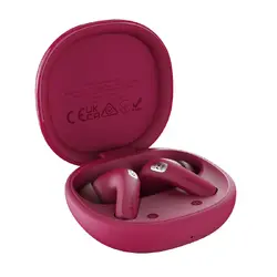 Слушалки, HiFuture FlyBuds 4 ANC Hot Pink, Active Noise Cancelling, 4 MICS ENC, Wireless 5.4, Up to 10 Hours Battery Life by one charge, IPX5, Ultra Bass, Up to 35 Hours Battery Life Combined