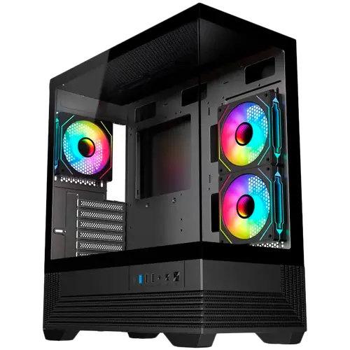 Chassis V-GAMING DARK REAPER VG-DR3F USB3.0 USB2.0 Type C without PSU Black