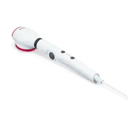 Масажор, Beurer MG 44 infrared massager; Soothing vibration massage; Rotating massage head and 3-way adjustable handle; Infrared heat; 3 function levels; 4 interchangeable massage attachments