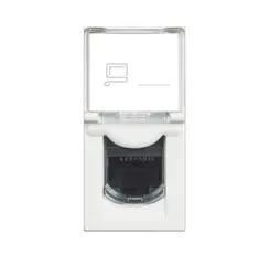 РОЗЕТКА RJ45 UTP CAT 6 1 МОДУЛНА CLASSIA LEGRAND - БЯЛ
