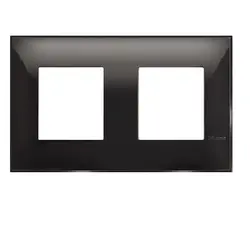 ДВОЙНА РАМКА R4802M2BC CLASSIA LEGRAND - ЧЕРНО