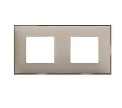 ДВОЙНА РАМКА R4802M2CS CLASSIA LEGRAND - КРЕМ САТЕН