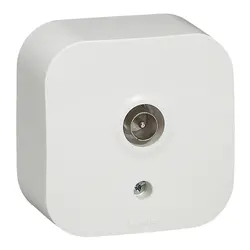 TV РОЗЕТКА ЗА ОТКРИТ МОНТАЖ FORIX LEGRAND - БЯЛ
