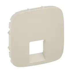 ЛИЦЕВ ПАНЕЛ ЗА RJ45/11 РОЗЕТКА С ЕДИН ИЗВОД VALENA ALLURE LEGRAND - КРЕМ