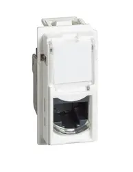 ЕДНОМОДУЛНА РОЗЕТКА LN KW4279C5E RJ-45 UTP KAT.5e LIVING NOW BITICINO - БЯЛ