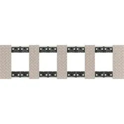ЧЕТВОРНА РАМКА LN KA4802M4MM LIVING NOW BITICINO - ИЛЮЗИЯ