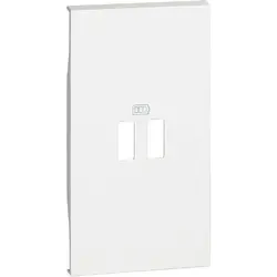 ЛИЦЕВ ПАНЕЛ USB 2M KW12C LIVING NOW BITICINO - БЯЛ